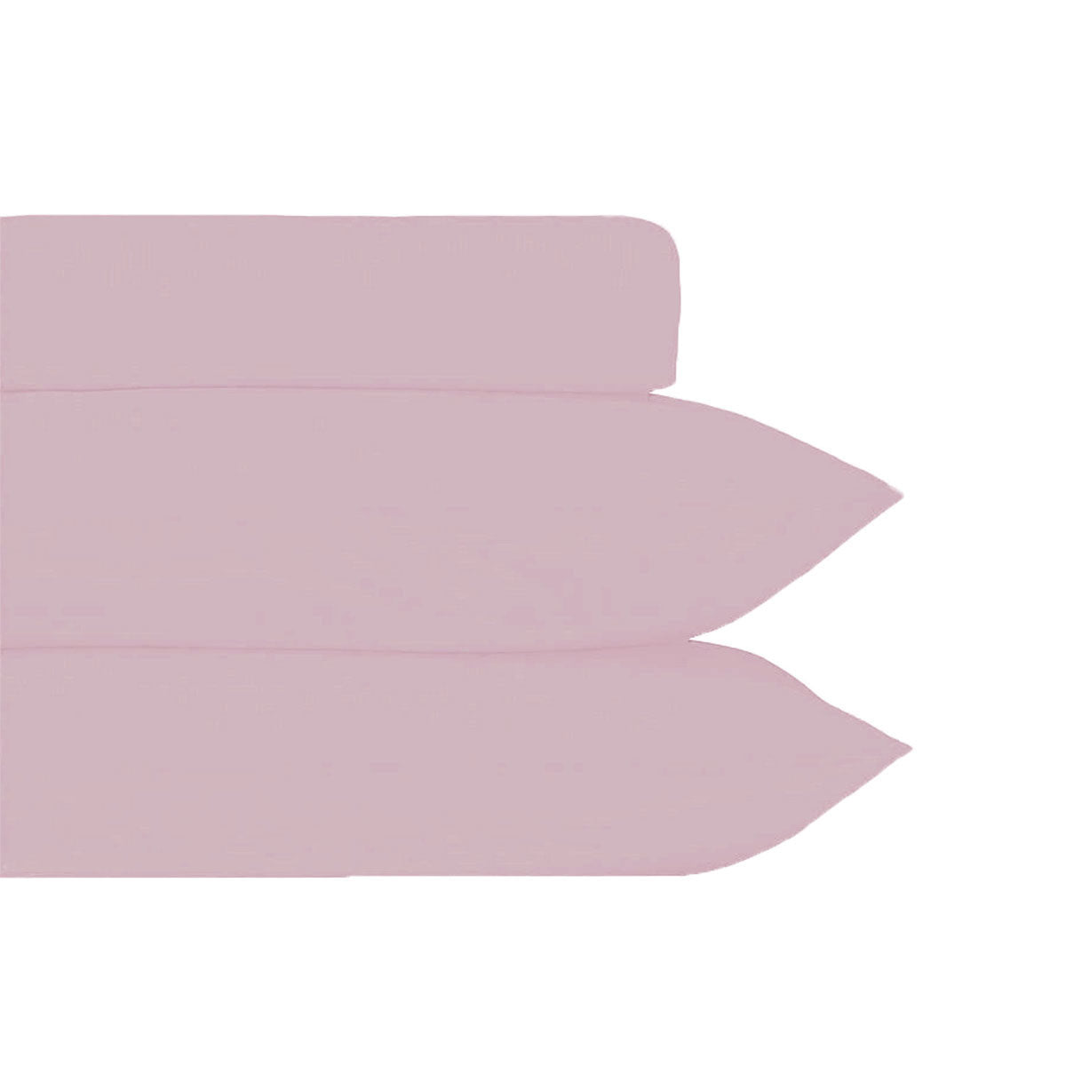 Plain Dyed | Polyester Cotton Combo Set | Dusty Pink | Queen