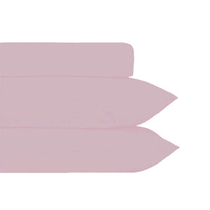 Plain Dyed | Polyester Cotton Combo Set | Dusty Pink | Queen