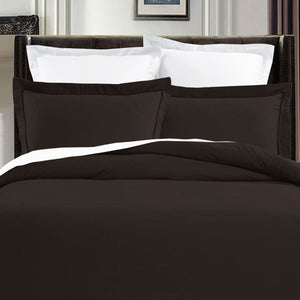 Grand Atelier Pima Cotton Walnut Quilt Cover Set | King