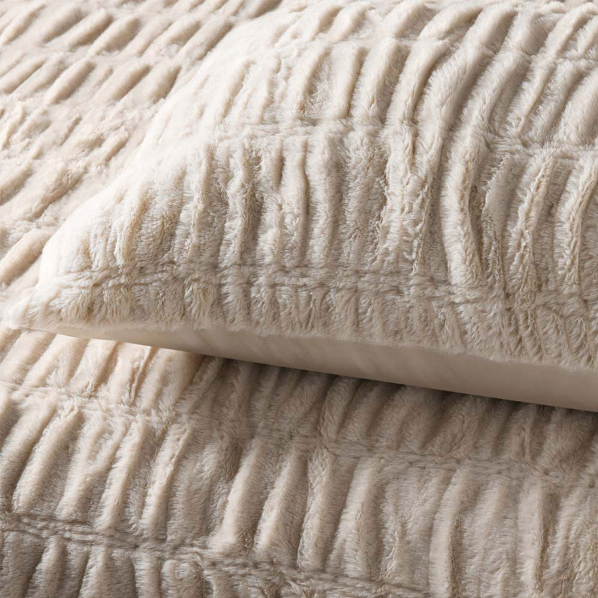 Accessorize Aurora Natural Quilt Cover Set | King