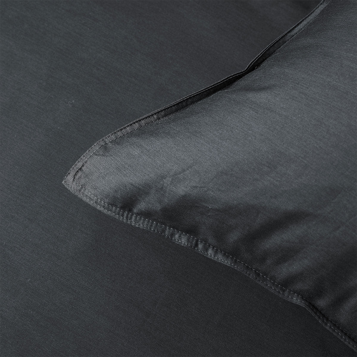 Accessorize Charcoal 400TC Bamboo Cotton Double Stitched Quilt Cover Set | King
