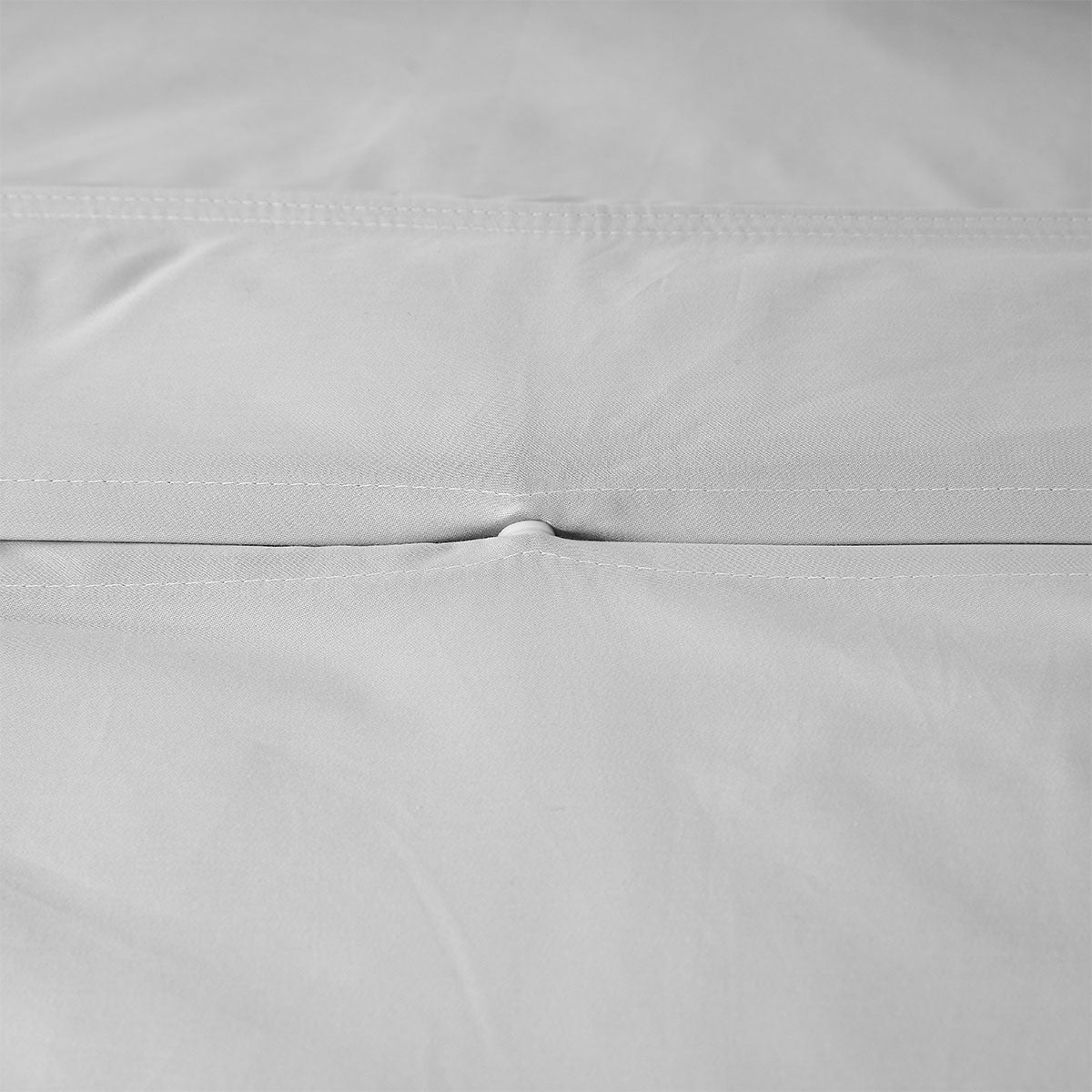 Accessorize Grey 400TC Bamboo Cotton Double Stitched Quilt Cover Set | Super King