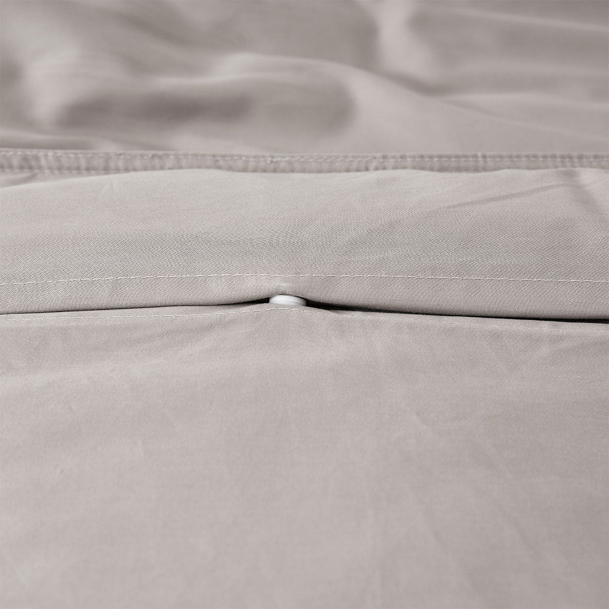 Accessorize Stone 400TC Bamboo Cotton Double Stitched Quilt Cover Set | Super King