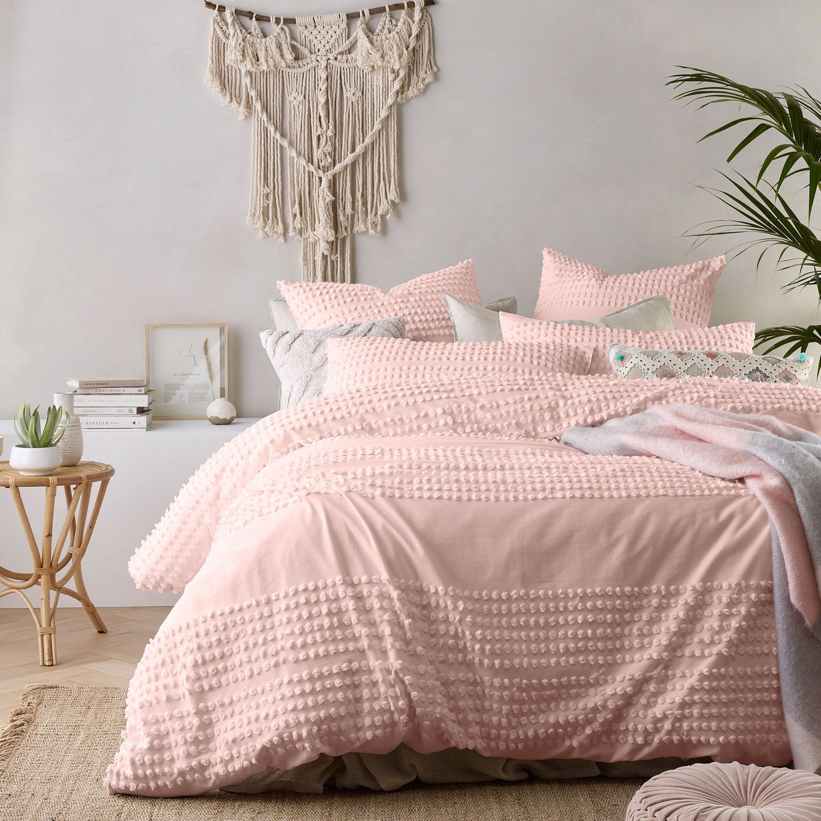 Vintage Design Homewares | Betty Blush | Quilt Cover Set | King