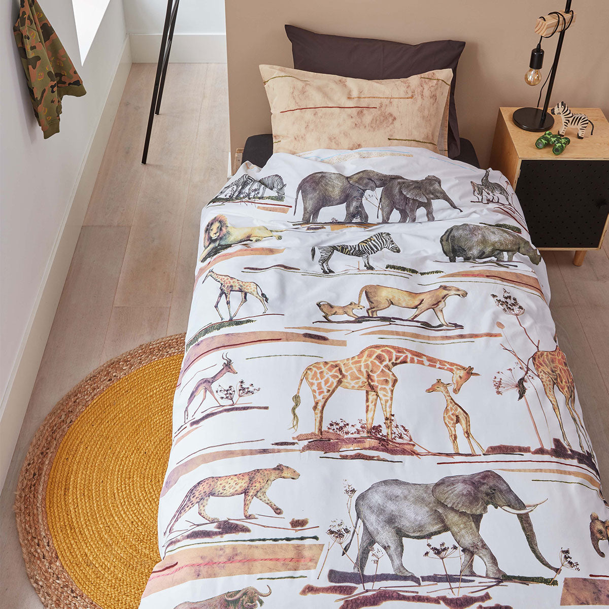 Bedding House | Big Five Natural Cotton Quilt Cover Set | Single