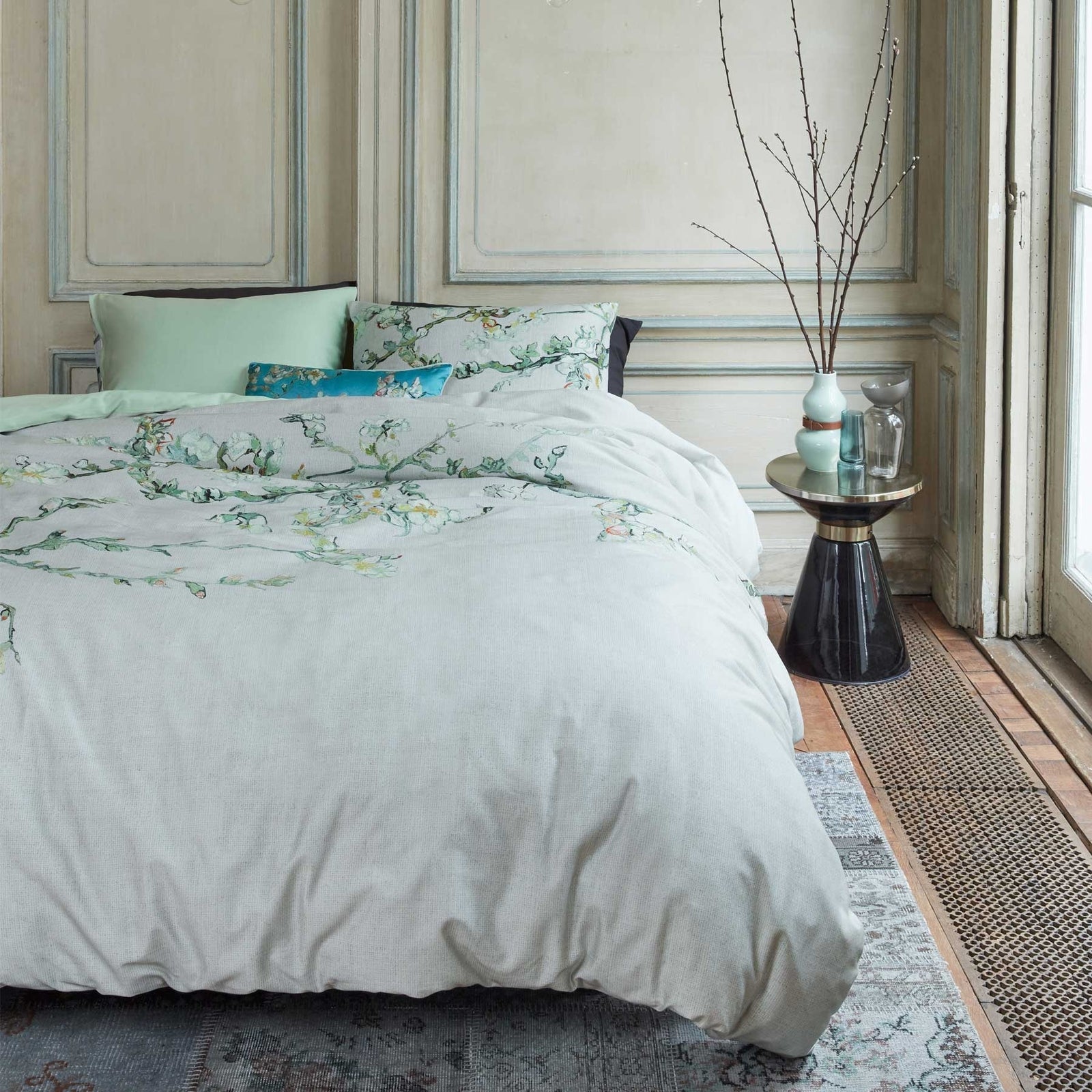 Bedding House | Blossom Grey | Quilt Cover Set | Queen