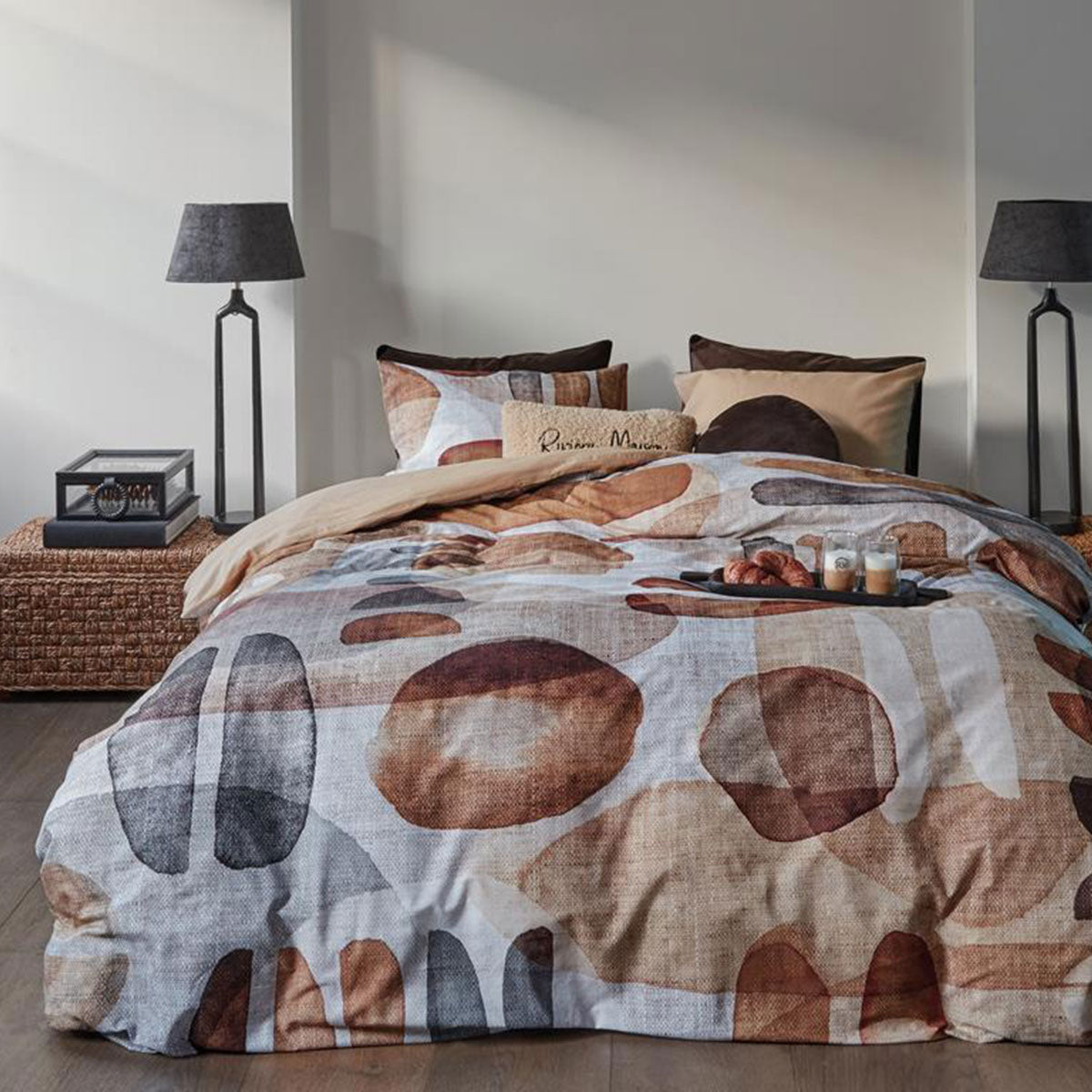 Bedding House | Broc Natural Cotton | Quilt Cover Set | Queen