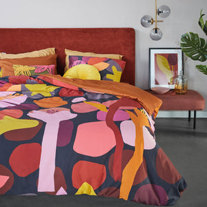 Bedding House | Candy Multi Cotton Sateen | Quilt Cover Set | Queen