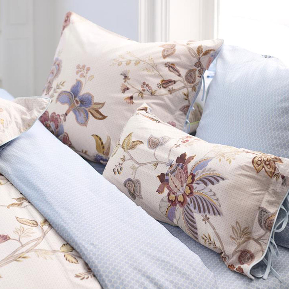 PIP Studio | Cece Fiore White Cotton | Quilt Cover Set | Super King