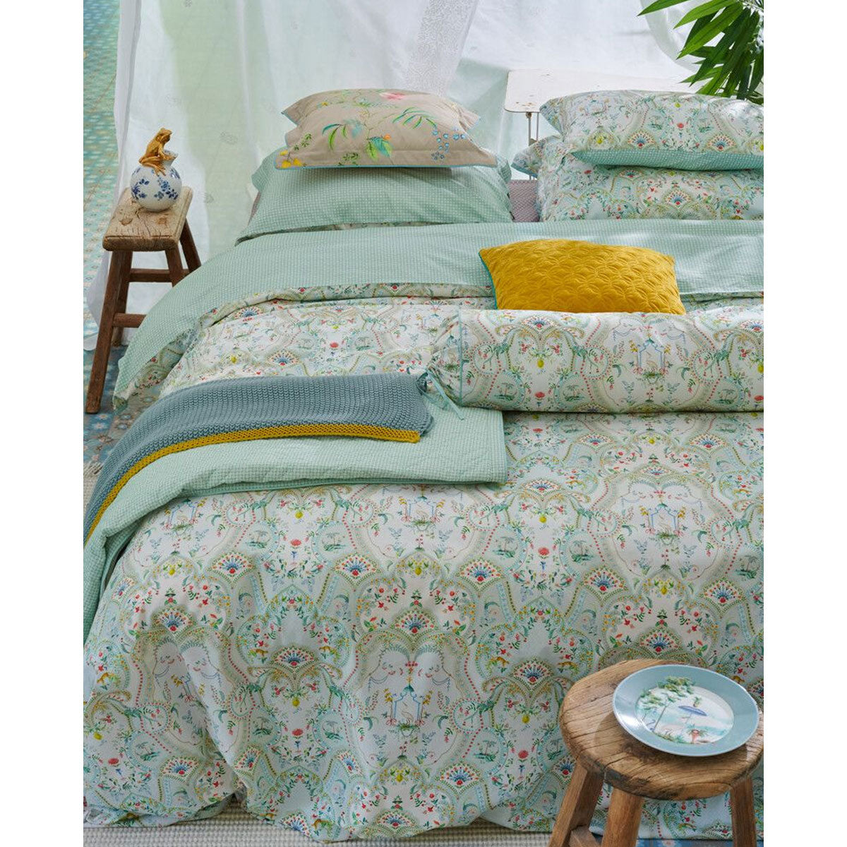 PIP Studio | Curious Animals White Cotton | Quilt Cover Set | King