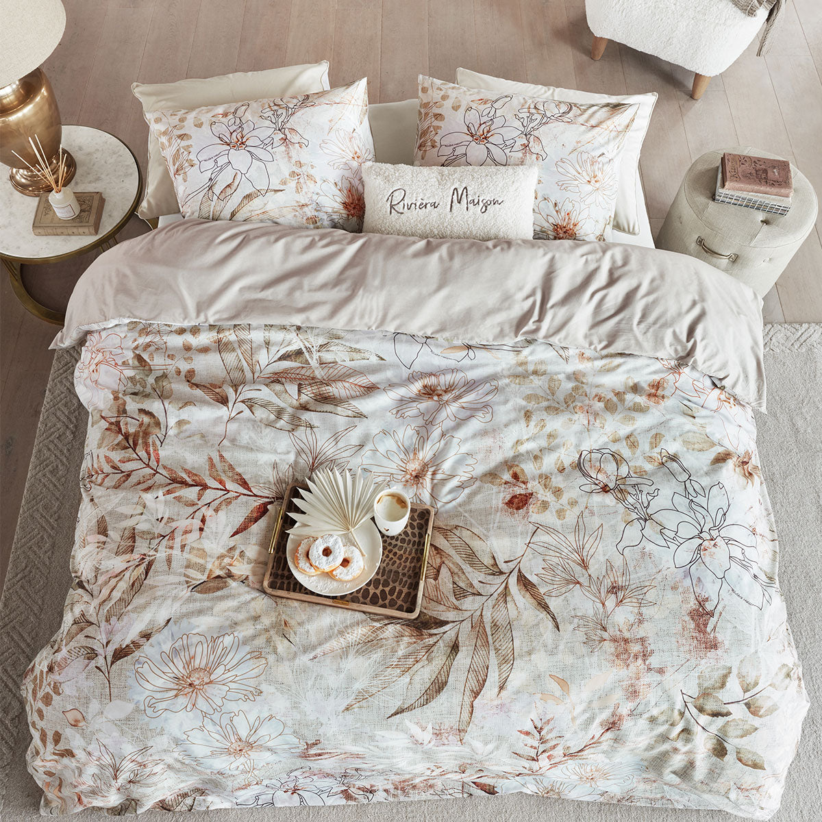 Riviera Maison | Everlasting Natural Cotton | Quilt Cover Set | King