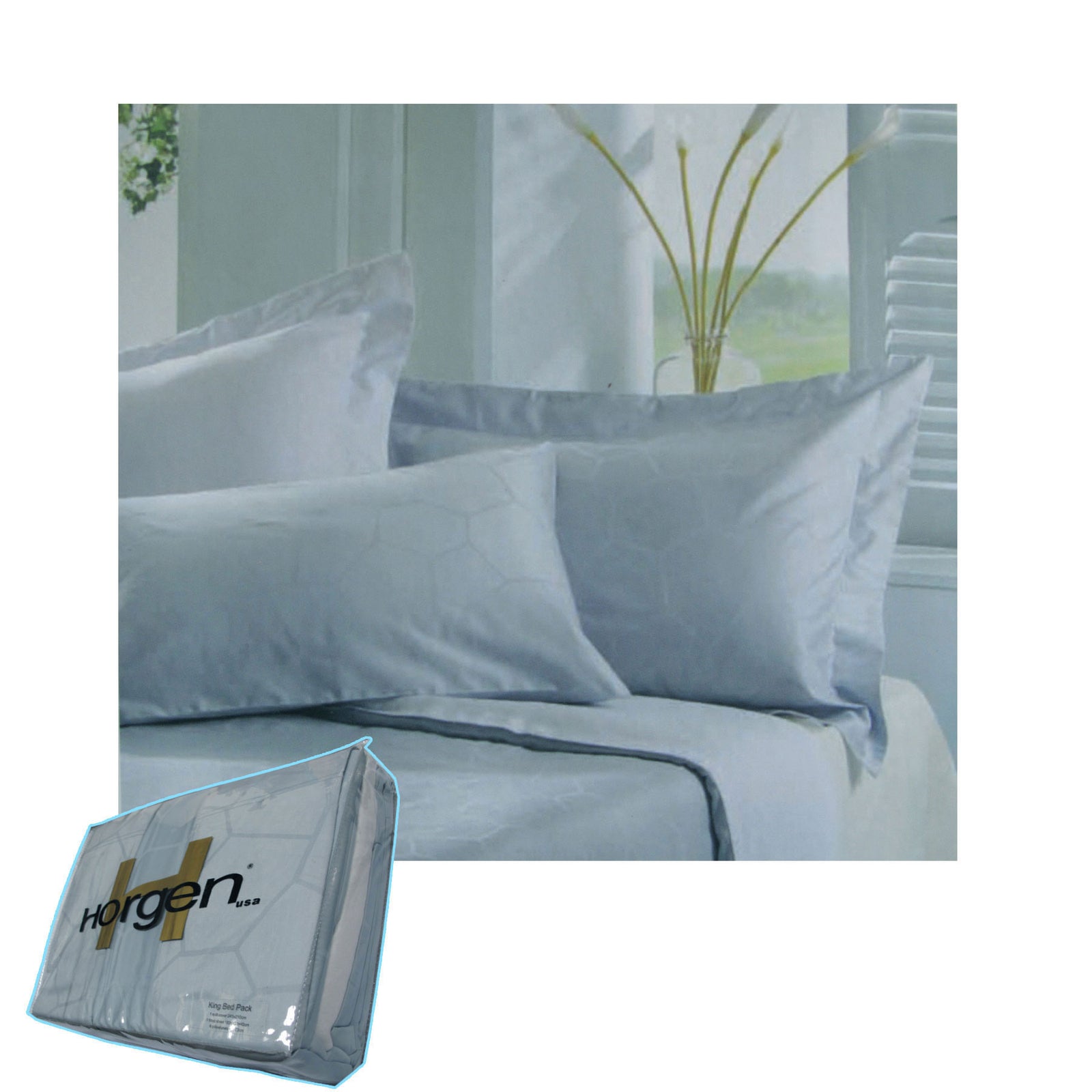 410TC | Horgen Globoid Sky | Bed Pack | King