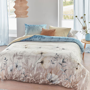 Bedding House | Isabelle Light Blue Cotton Sateen | Quilt Cover Set | King