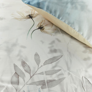 Bedding House | Isabelle Light Blue Cotton Sateen | Quilt Cover Set | King