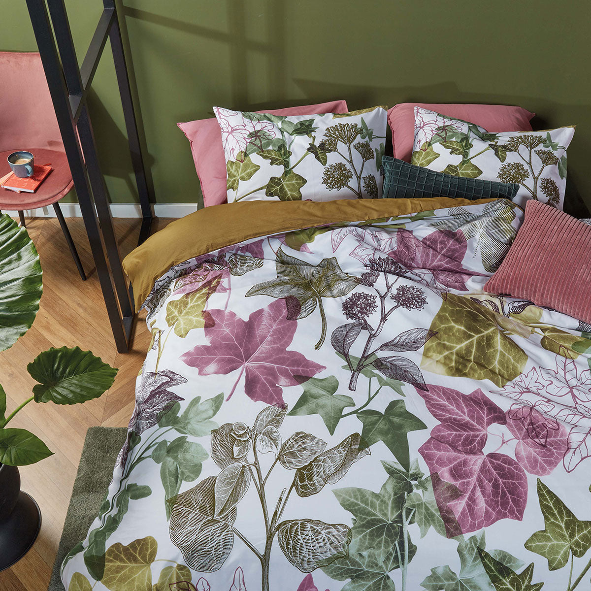 Bedding House | Ivy Multi Cotton | Quilt Cover Set | Queen