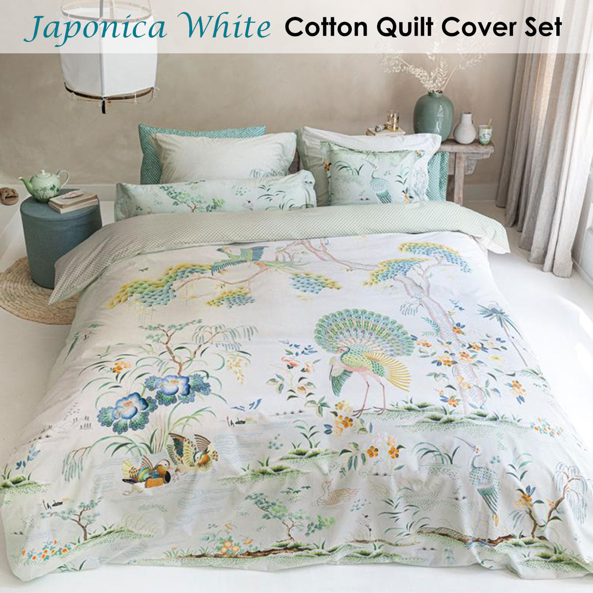 PIP Studio | Japonica White | Quilt Cover Set | King