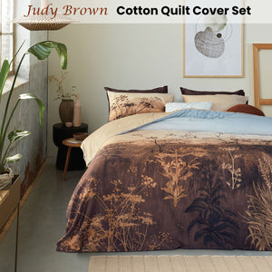 Bedding House | Judy Brown Cotton | Quilt Cover Set | Queen