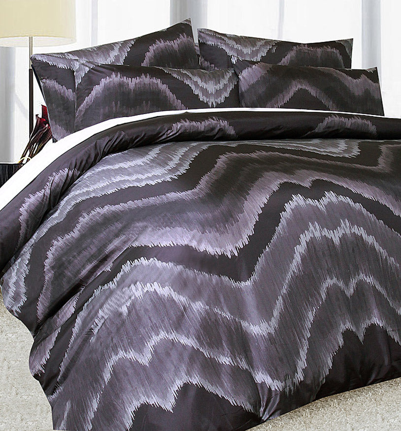 Big Sleep | Midnight | Quilt Cover Set | Black | Double