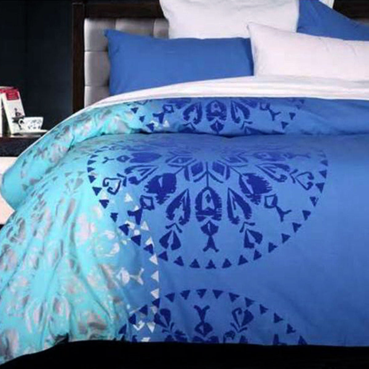 Accessorize | Navajo Blue | Quilt Cover Set | Single