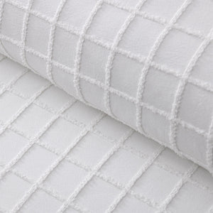 Vintage Design Homewares Parquet White Cotton Quilt Cover Set | King