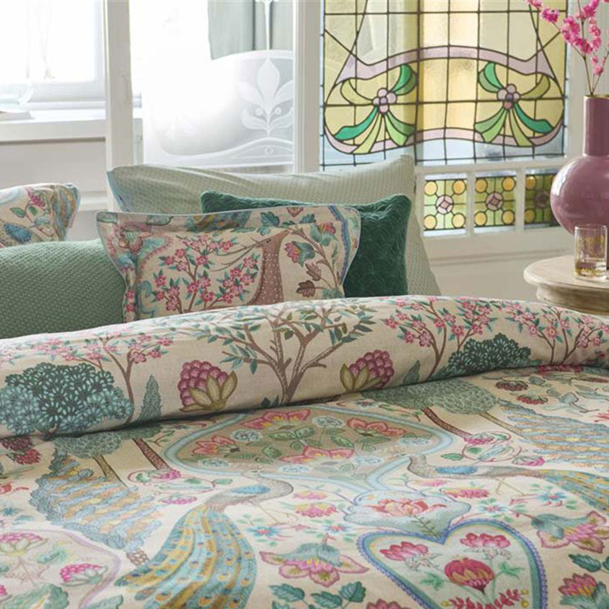 PIP Studio Pavoni Off White Cotton Quilt Cover Set | King