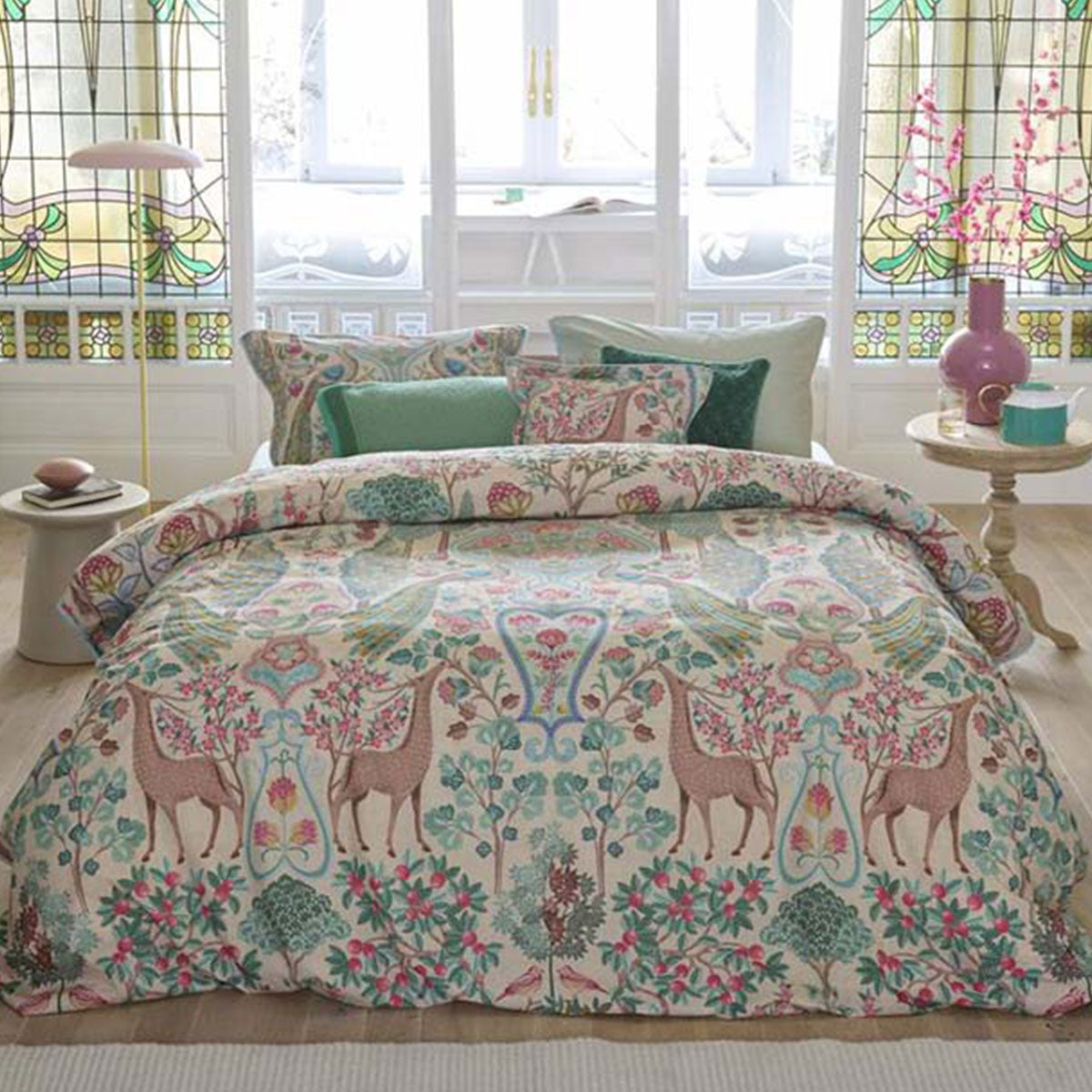 PIP Studio Pavoni Off White Cotton Quilt Cover Set | Queen