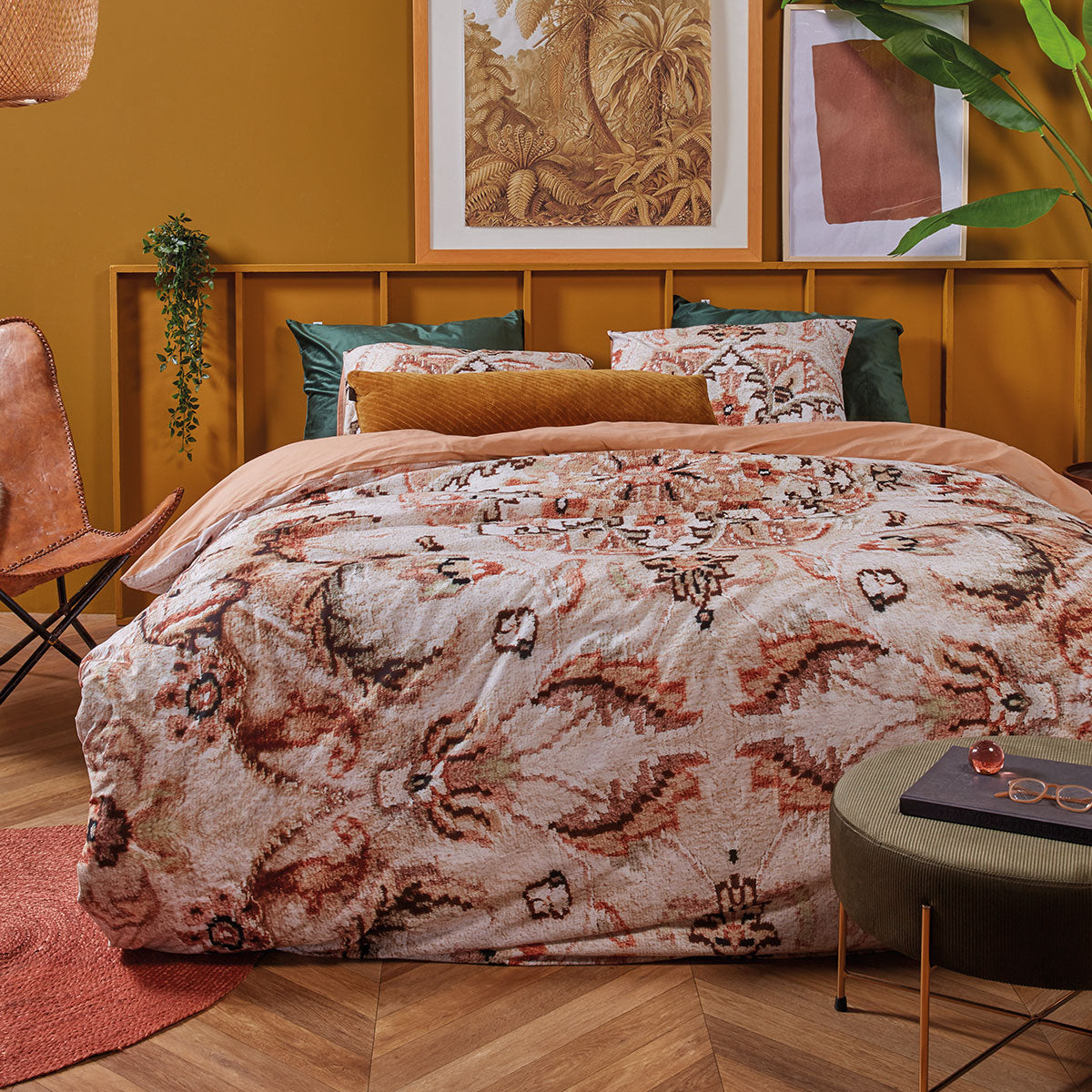 Bedding House | Persian Rug Natural Cotton | Quilt Cover Set | King