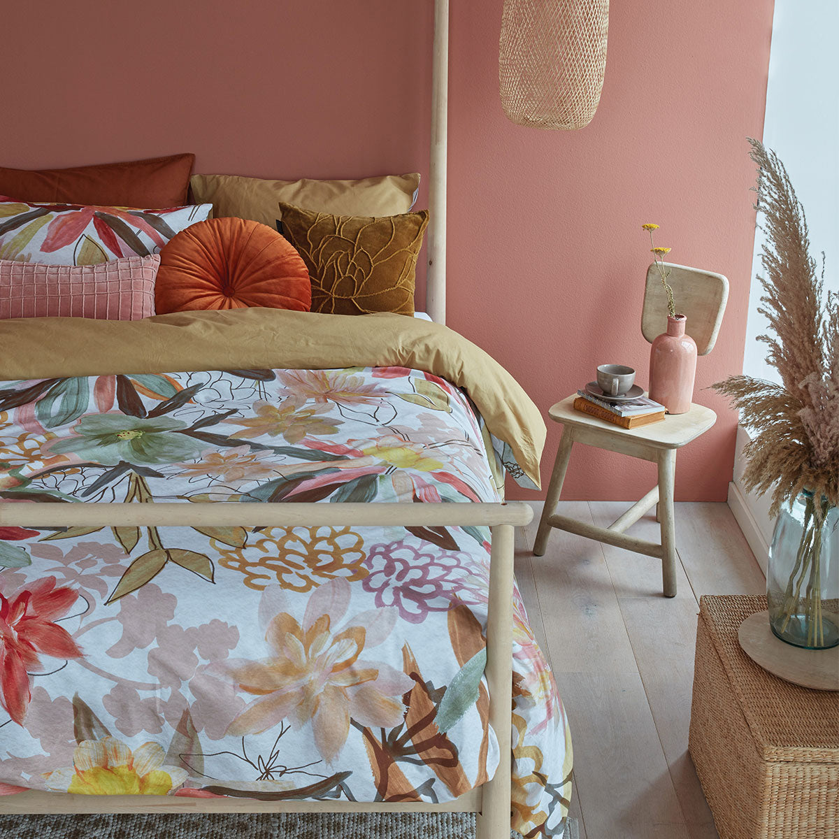Bedding House | Scarlett Multi Cotton | Quilt Cover Set | Queen