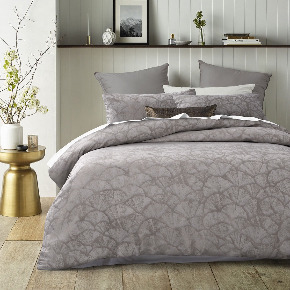 Accessorize | Shells Jacquard | Quilt Cover Set | King