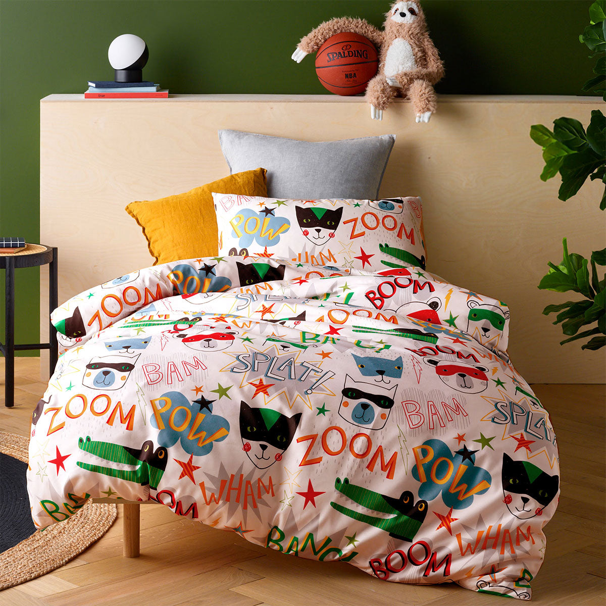 Happy Kids | Superhero | Quilt Cover Set | Single