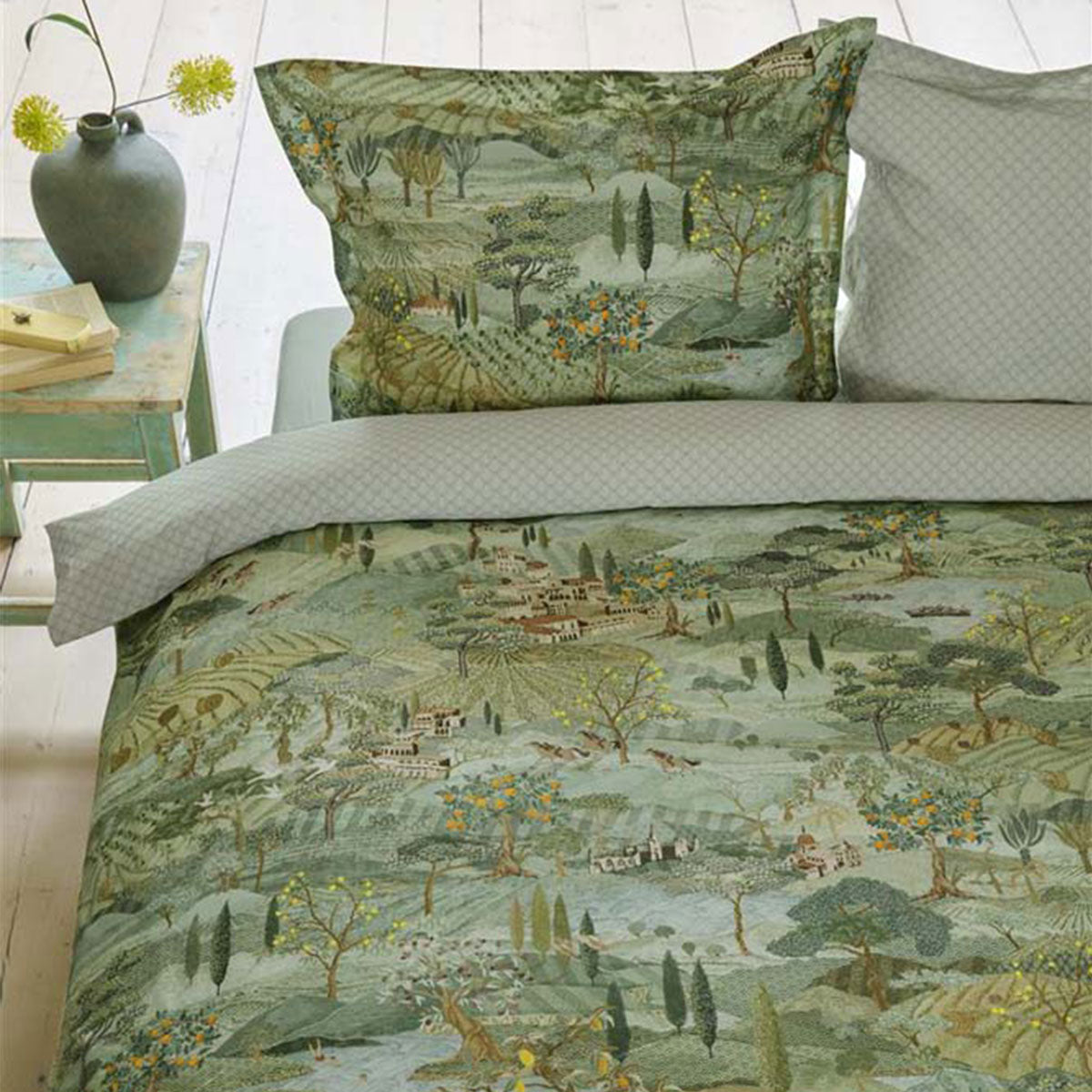 PIP Studio | Toscana Green Cotton | Quilt Cover Set | King