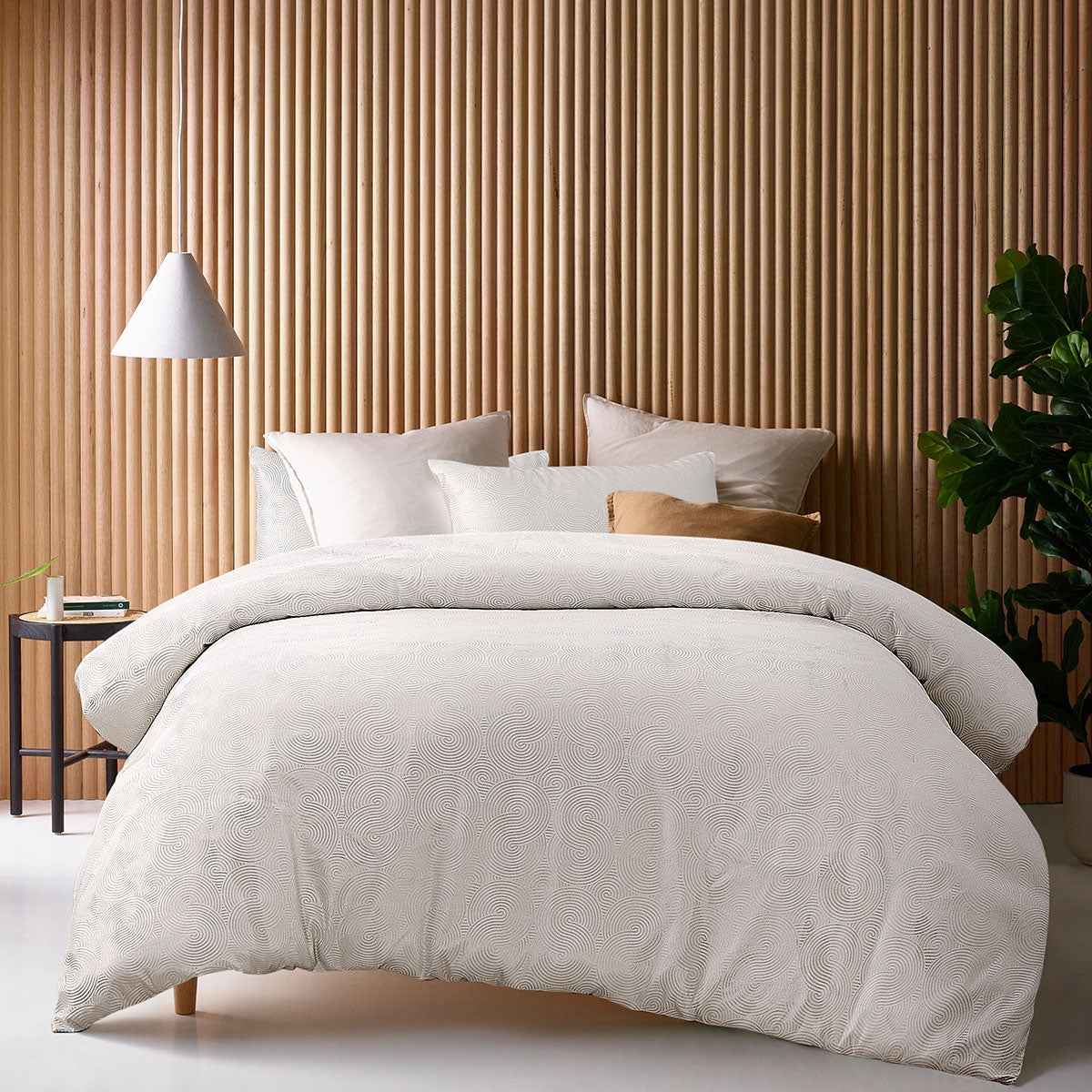 Accessorize | Vera Jacquard | Quilt Cover Set | Queen