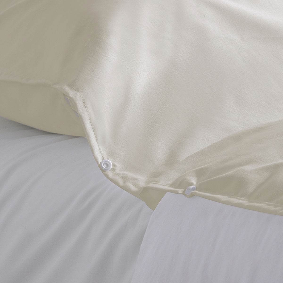 Accessorize Self Tanning Polyester Cotton Sheet Protector | 145cm x 220cm | White