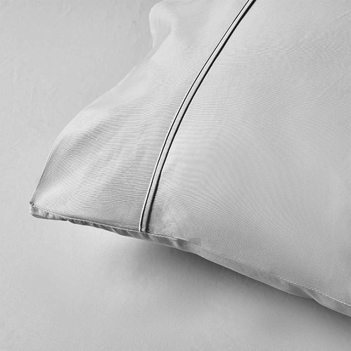 400TC Grey Bamboo Cotton Sheet Set | 40cm Wall | Double