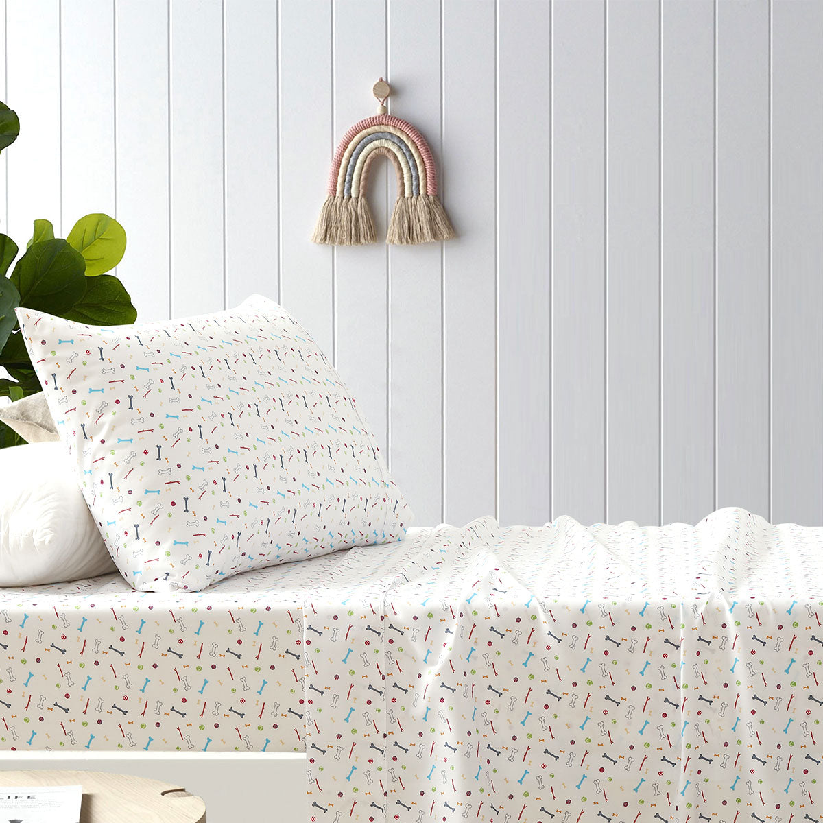 Happy Kids | Bones Kids Printed Sheet Set | Single