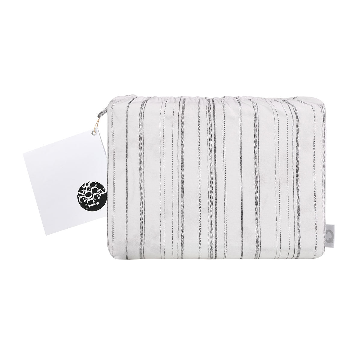 Cotton Flannelette Sheet Set | Weathered Stripe | Single