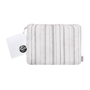 Cotton Flannelette Sheet Set | Weathered Stripe | Single