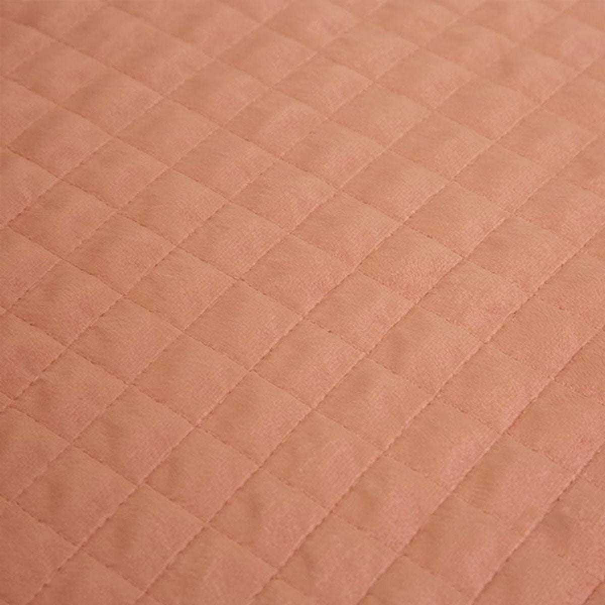 J.Elliot Home | Adela Clay Pink | Velvet Quilted Coverlet Set | Queen/King
