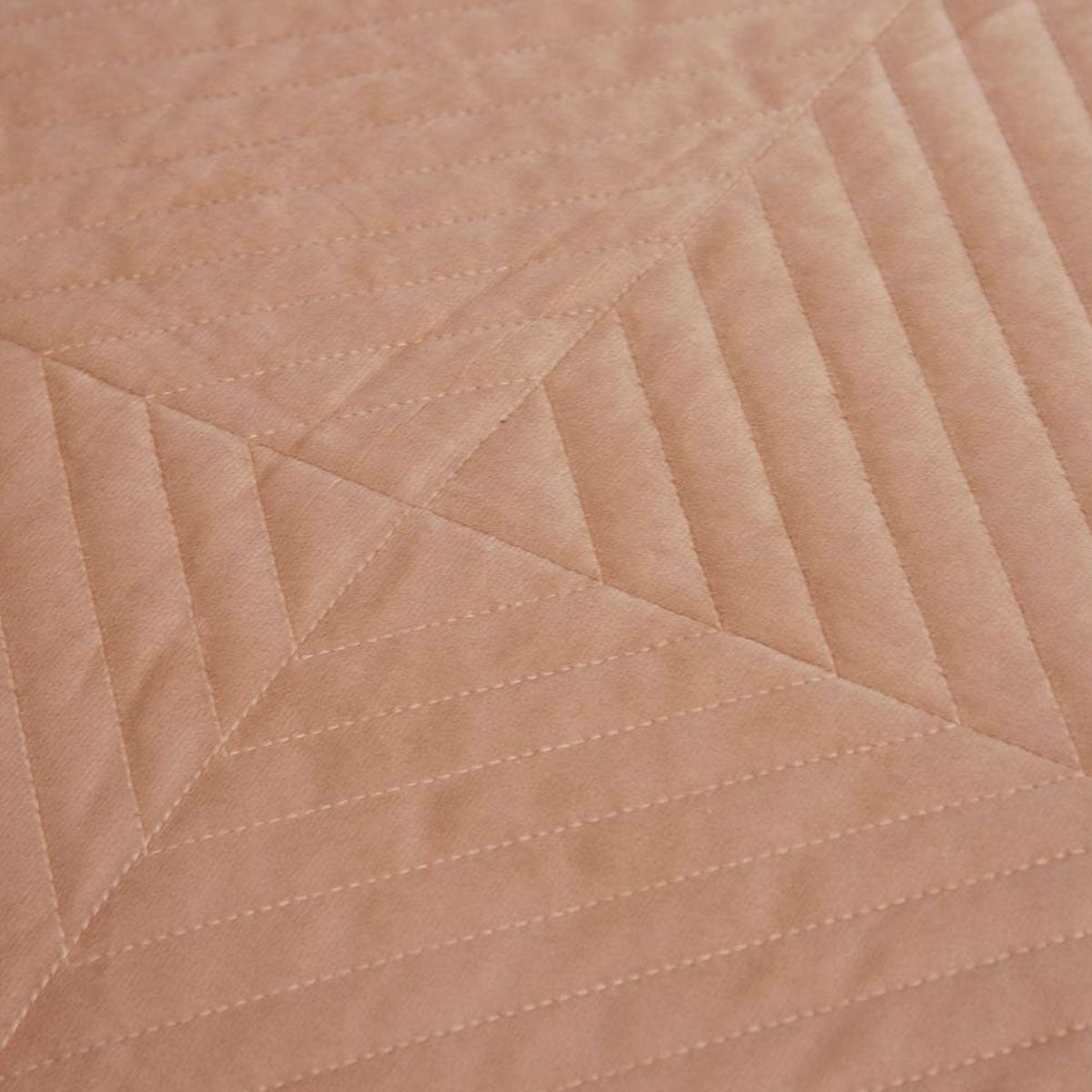 J.Elliot Home | Merida Clay Pink | Velvet Quilted Coverlet Set | Queen/King