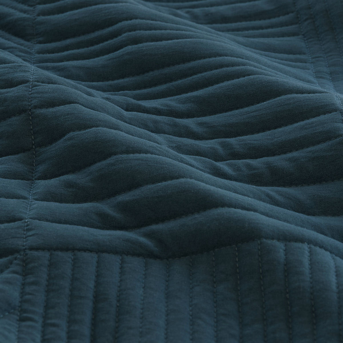 Ardor Finley Navy 3 Pcs Quilted Coverlet Set | Queen/King