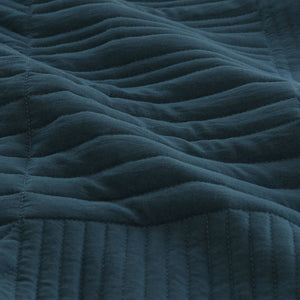 Ardor Finley Navy 3 Pcs Quilted Coverlet Set | Queen/King
