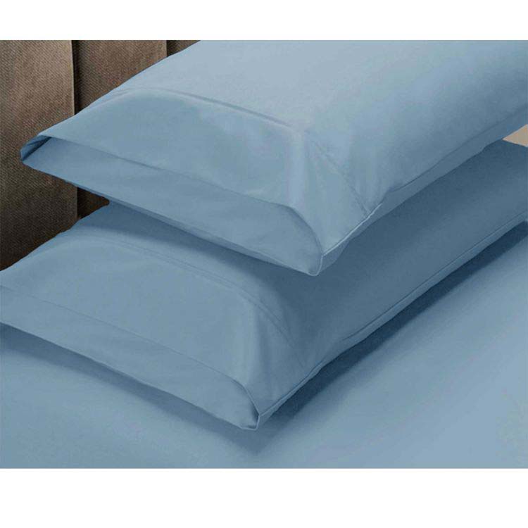 Apartmento 225TC Fitted Sheet Set | King | Sky | Plus 2 Pillowcases