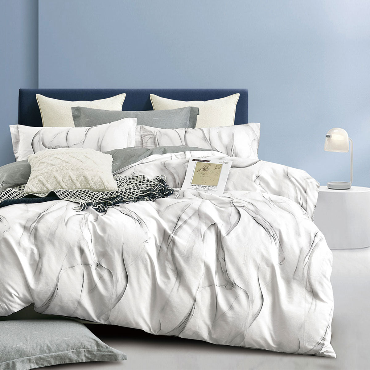 Ardor 250TC Vander Cotton Sateen Quilt Cover Set | Queen