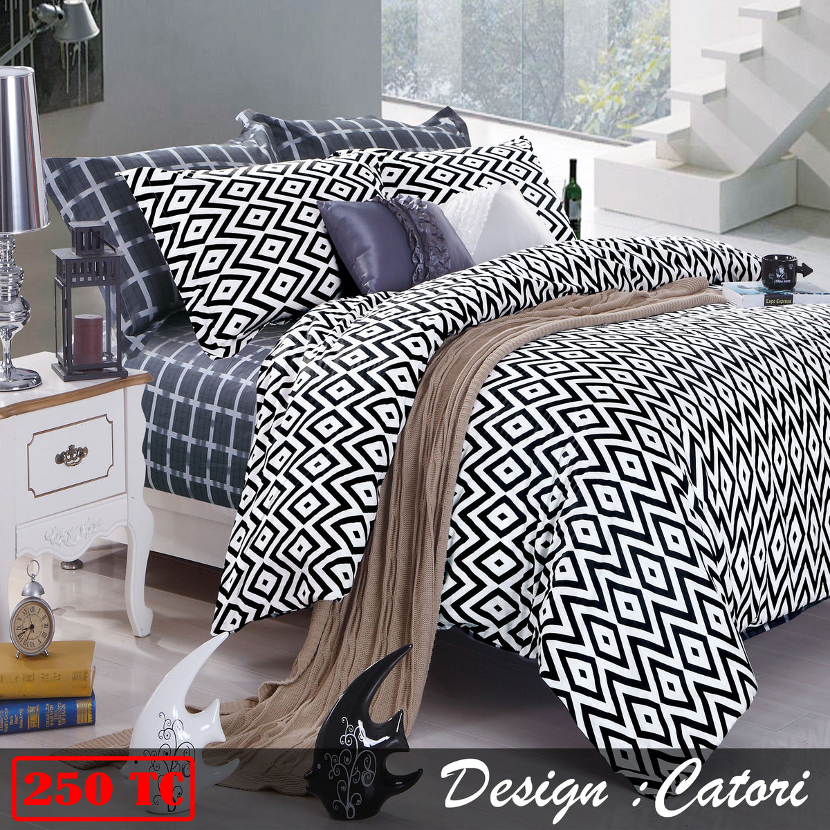 Ardor 250TC Cotton Quilt Cover Set | Catori | Queen