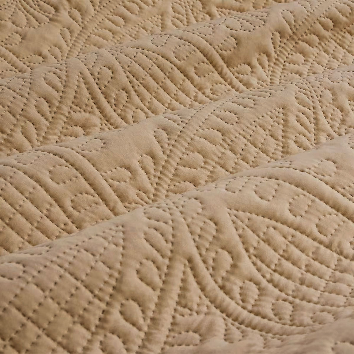 Ardor Chateau Cinnamon Embossed Quilt Cover Set | King