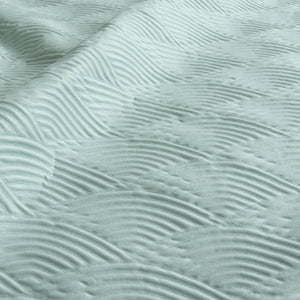 Ardor Everly Eucalyptus Soft Embossed Quilt Cover Set | Queen