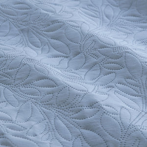 Ardor Lottie Bluebell Pinsonic Embossed Quilt Cover Set | King