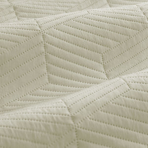Ardor Maxwell Tan Embossed Vintage Washed Quilt Cover Set | King