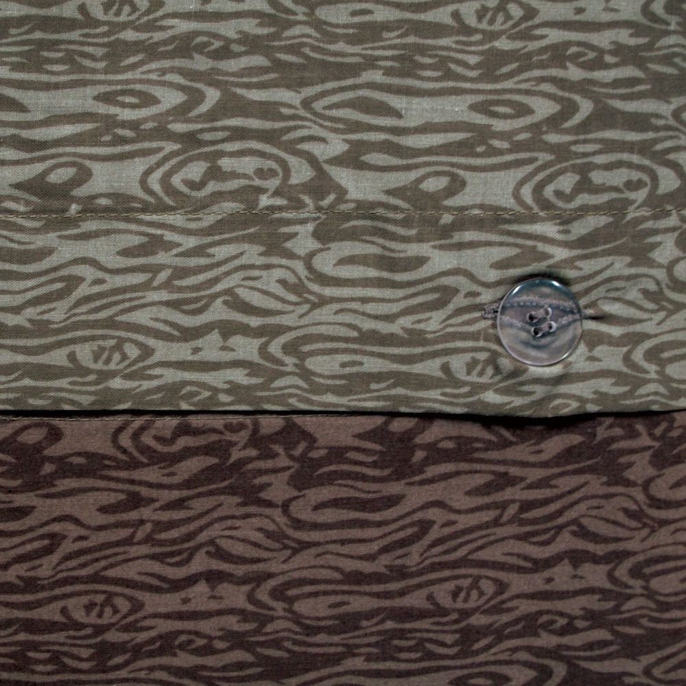 Essentially Home Living Moray Chocolate Quilt Cover Set | Double