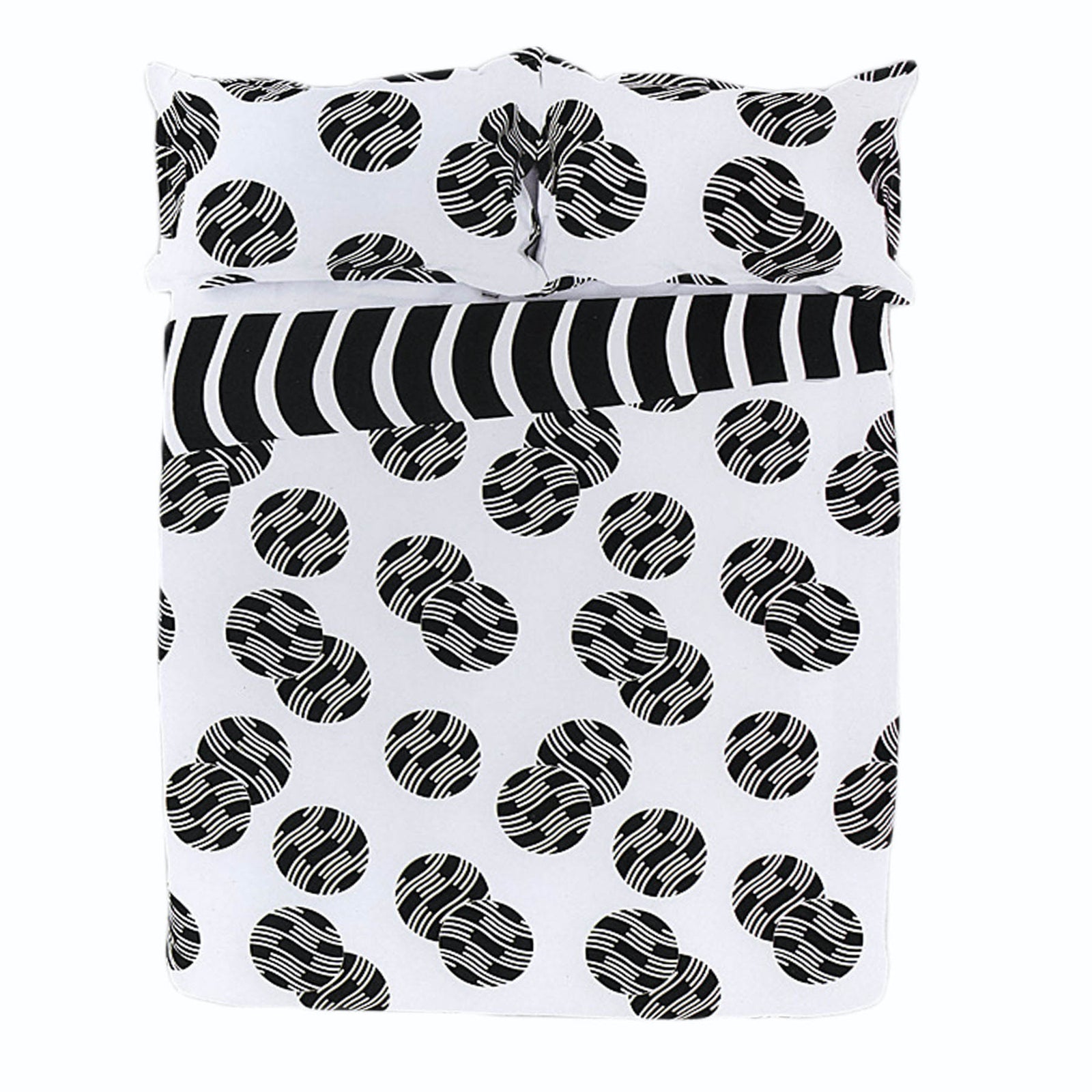 Apartmento Ontario Reversible Quilt Cover Set | Black | Queen